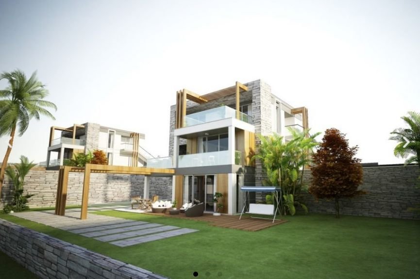 Sifka Yapı villa projesinin dış görselleştirmesi